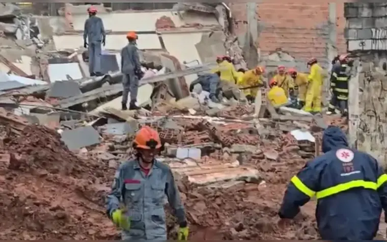 Prédio desaba em São Bernardo do Campo com cinco feridos