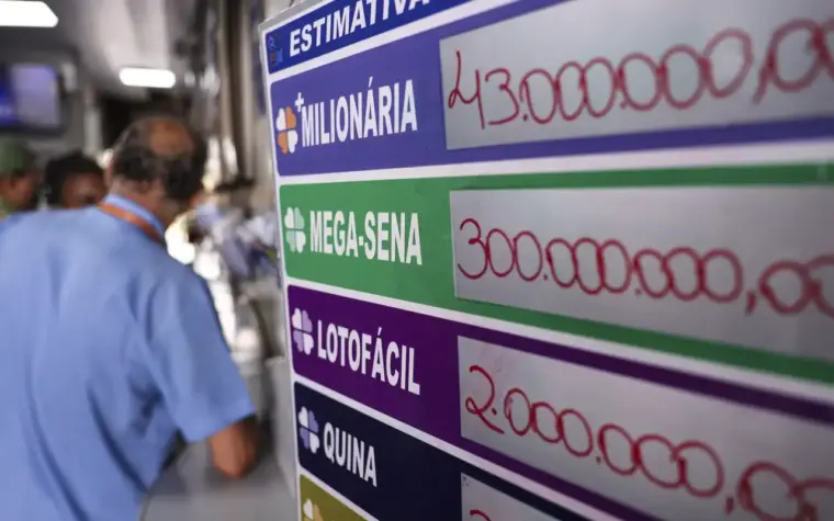 Mega-sena acumula e prêmio chega a R$ 45 milhões