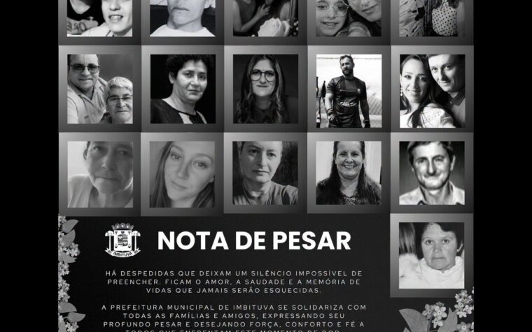 Vítimas de acidente na BR-737 são veladas em Imbituva