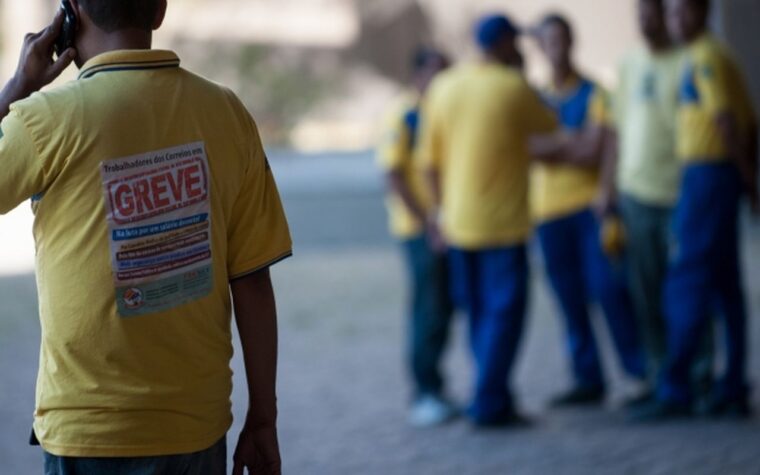 Greve dos trabalhadores dos Correios é por tempo indeterminado