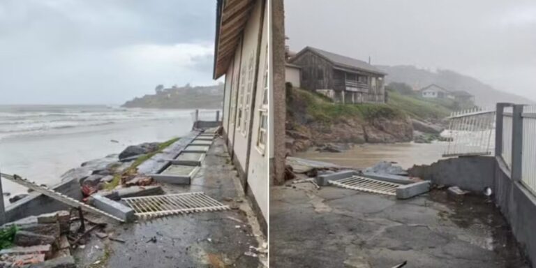 Tsunami meteorológico atinge SC e causa impacto rápido