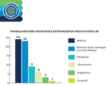 Fiscais resgatam 479 vítimas de escravidão moderna em agosto