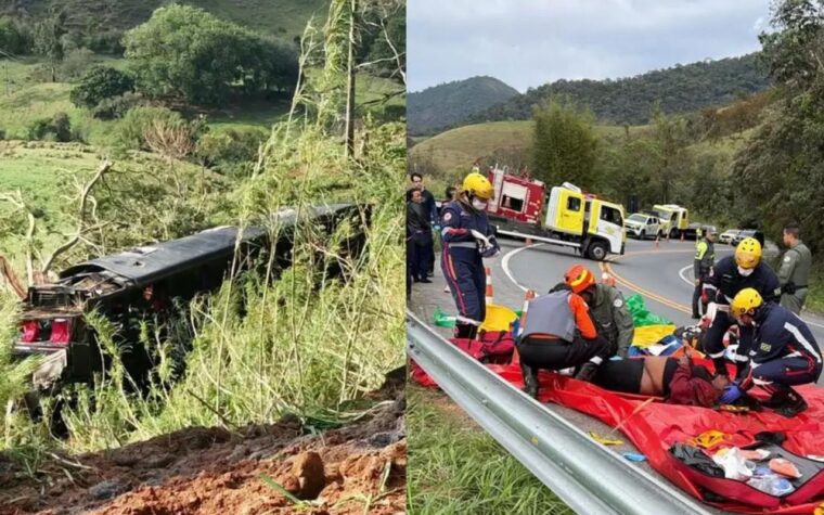 Acidente com ônibus no interior de SP deixa cinco mortos