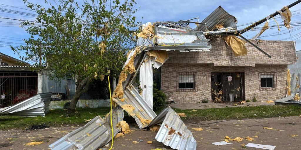Temporais em Santa Catarina e Rio Grande do Sul afetam 4.800 casas