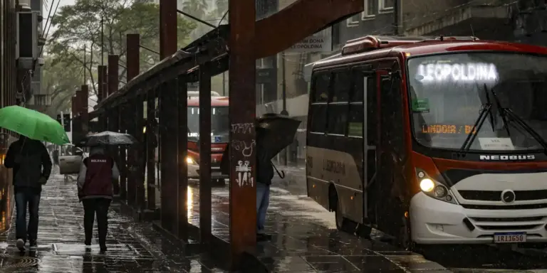 Chuva predomina no domingo de eleição com alerta no Paraná